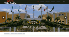 Desktop Screenshot of motelvillacarino.com