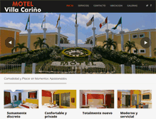 Tablet Screenshot of motelvillacarino.com